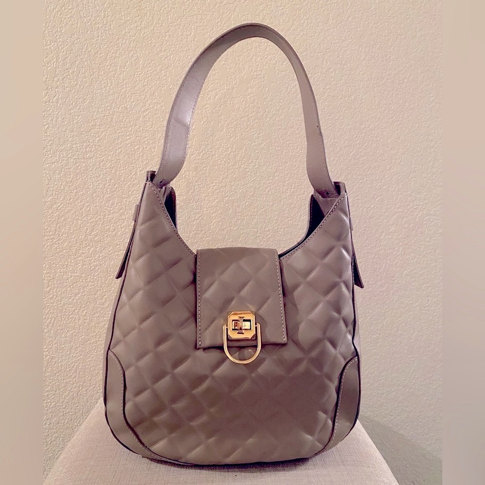 A. Bellucci Leather Shoulder Bag, Malta *Excellent Condition*